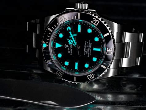 rolex lume